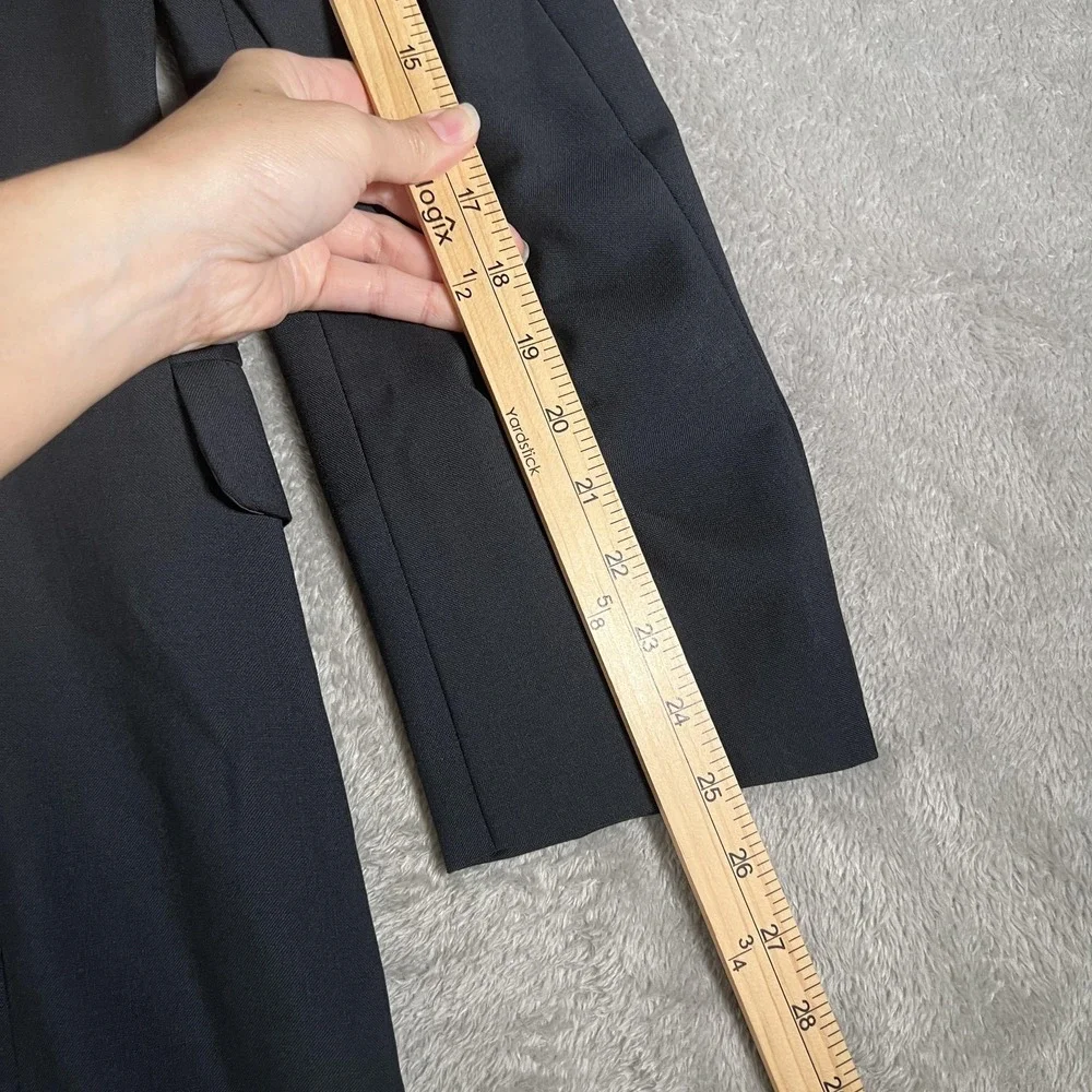 Fendi Blazer Mens 50 IT 40R Black 100% Virgin Wool‎ Made in Italy Sport Coat